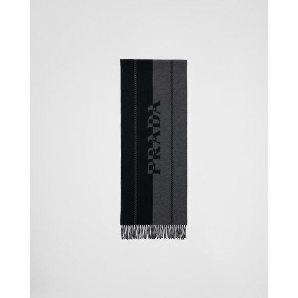 프라다 스몰 울 스카프 (자카드 로고 포함) 2FS057_2FK3_F0H16