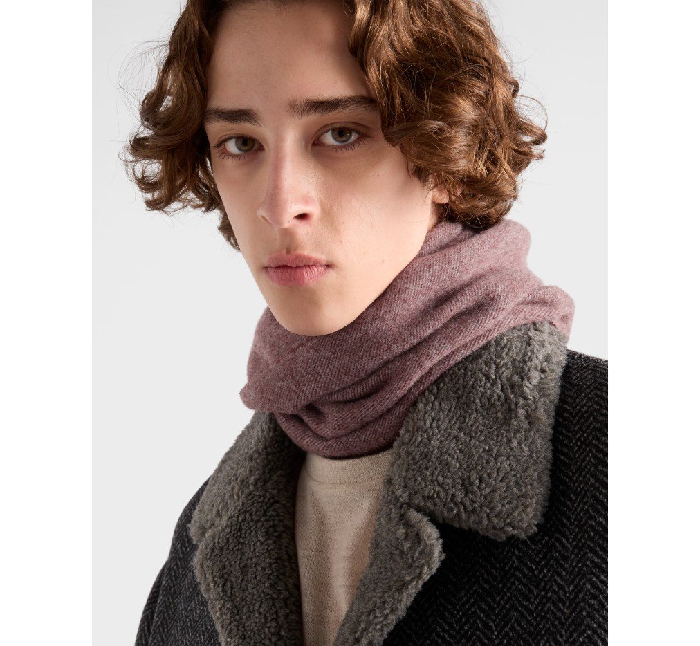 프라다 캐시미어와 울 소재 스카프 2FS110_2HJ3_F0QWE - 이미지 2