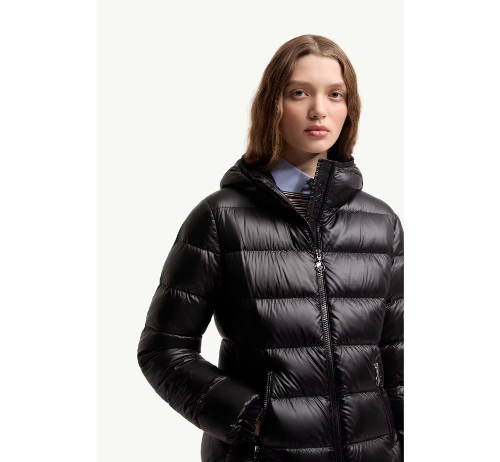 몽클레르 글레스 후드 반팔 다운 재킷 L10931A00097597YG999_F - 이미지 5