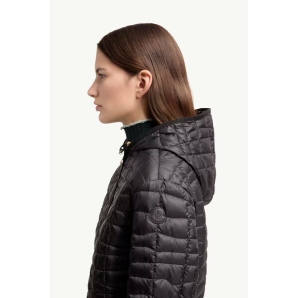 몽클레르 에글란티에 후드 기하학 퀼팅 반팔 다운 재킷 L10931A00122597YF999_F