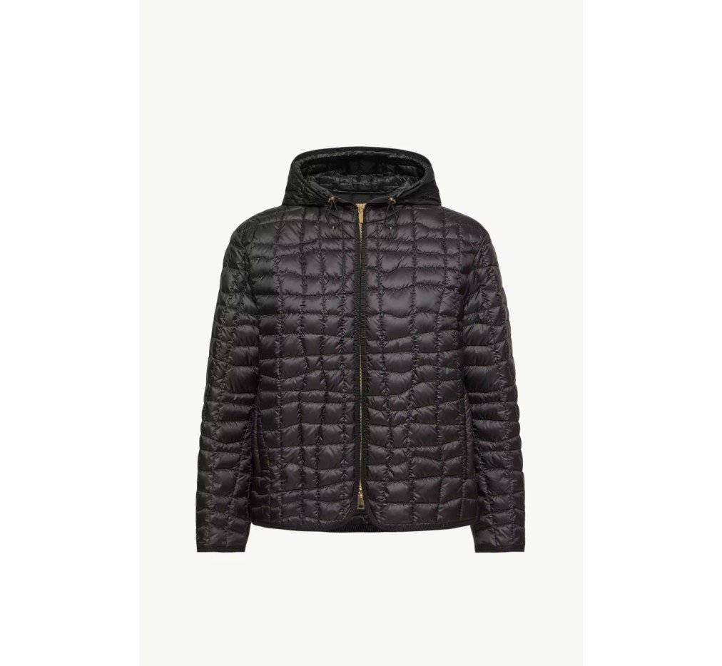 몽클레르 에글란티에 후드 기하학 퀼팅 반팔 다운 재킷 L10931A00122597YF999_F - 이미지 2