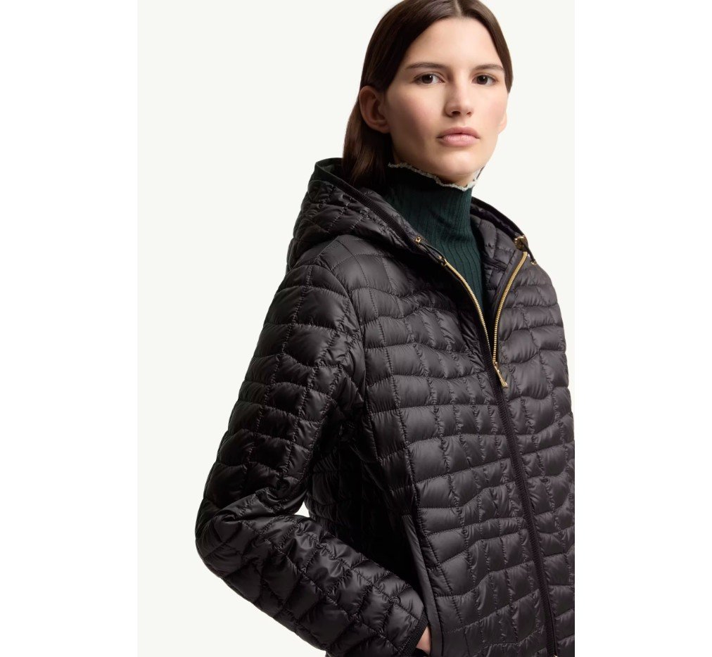 몽클레르 에글란티에 후드 기하학 퀼팅 반팔 다운 재킷 L10931A00122597YF999_F - 이미지 5