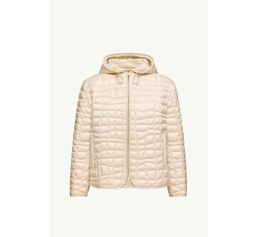 몽클레르 에글란티에 후드 기하학 퀼팅 반팔 다운 재킷 L10931A00122597YF20N_F - 이미지 2