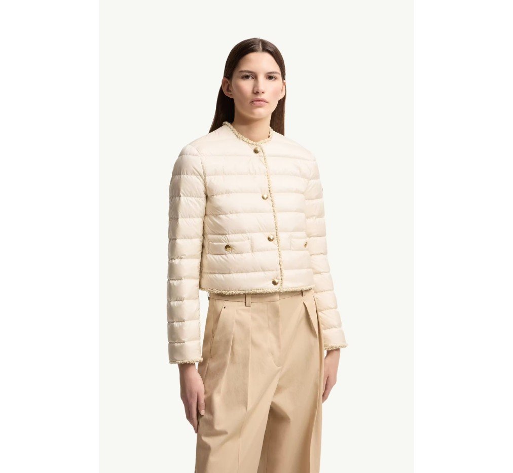 몽클레르 플뢰르 부클레 트리밍 쇼트 다운 재킷 L10931A00104597YF20N_F - 이미지 3