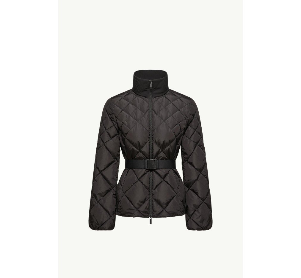 몽클레르 발사민 기하학 패턴 퀼팅 숏 다운 재킷 L10931A00037539ZD999_F - 이미지 2