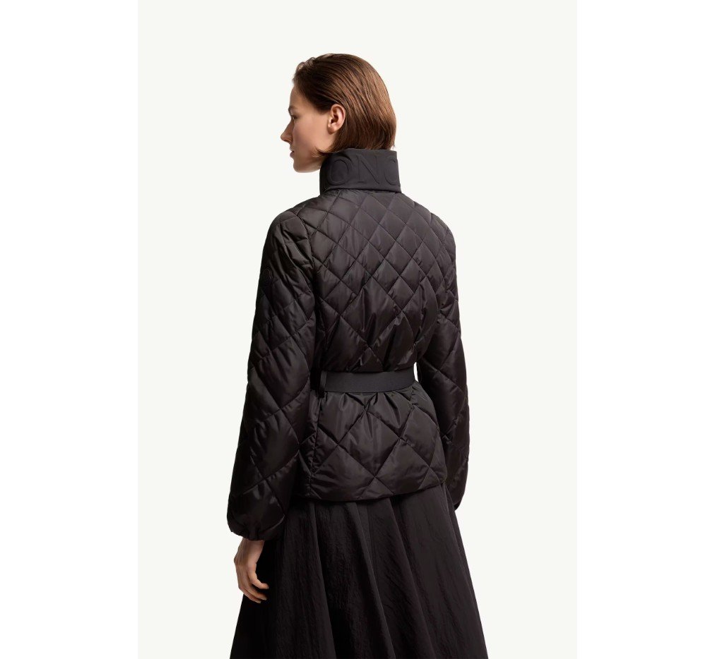 몽클레르 발사민 기하학 패턴 퀼팅 숏 다운 재킷 L10931A00037539ZD999_F - 이미지 4