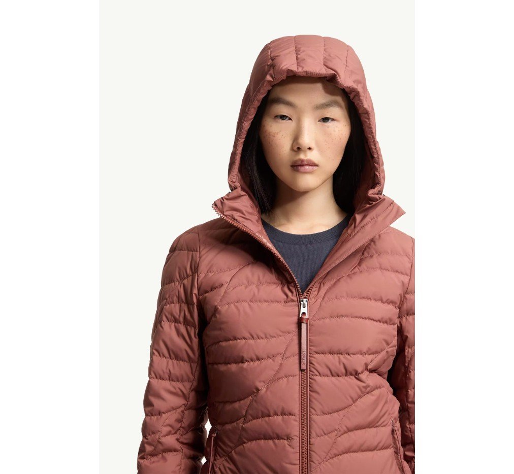 몽클레르 델레비아오 후드 반팔 다운 재킷 L10931A00083597YW271_F - 이미지 5