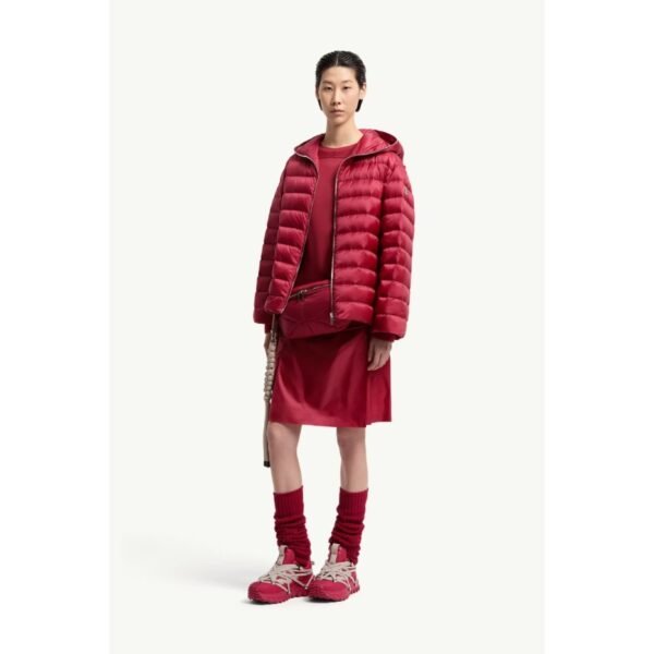 몽클레르 + 릭 오웬스 지퍼락 후드 반팔 다운 재킷 L109N1A00009M8114438_F