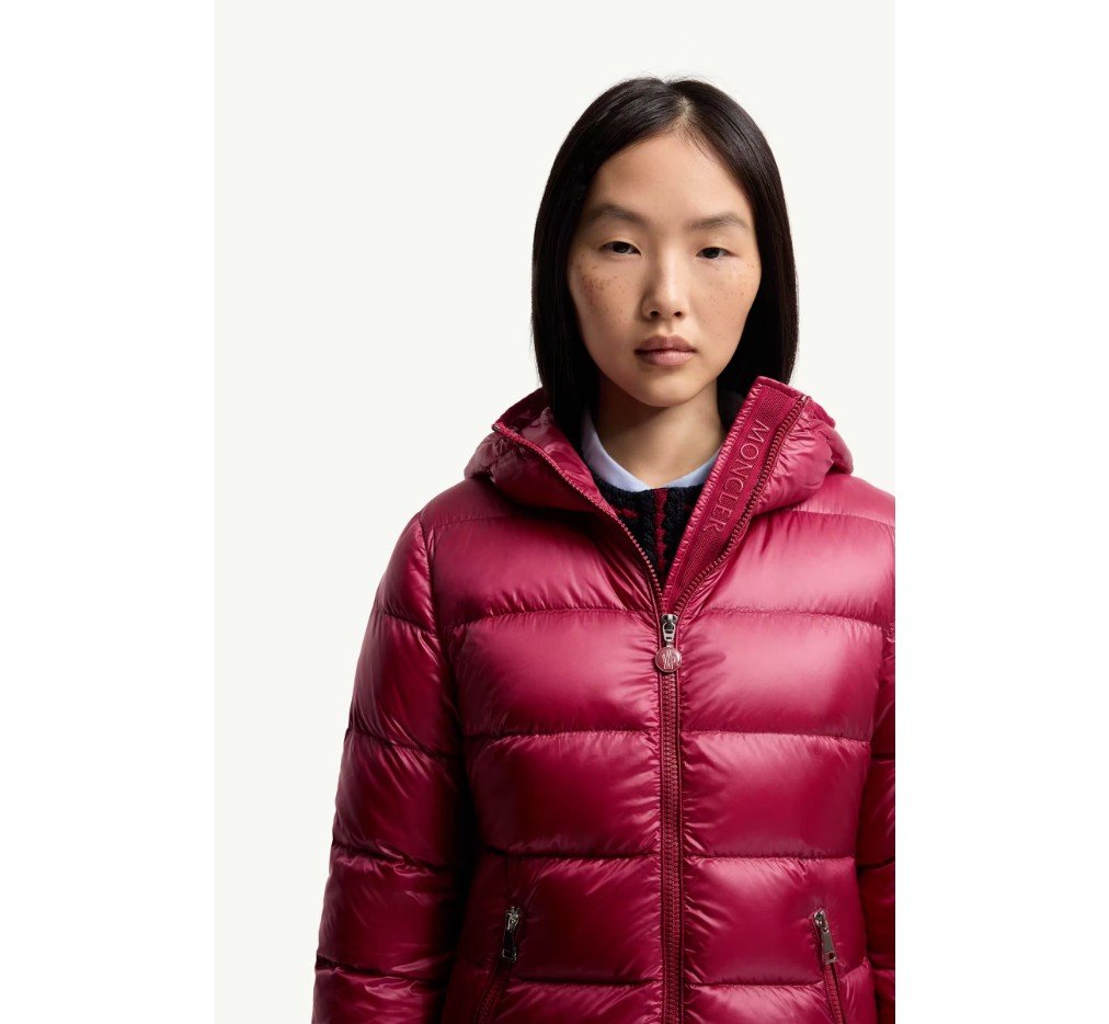 몽클레르 글레스 후드 반팔 다운 재킷 L10931A00097597YG566_F - 이미지 5