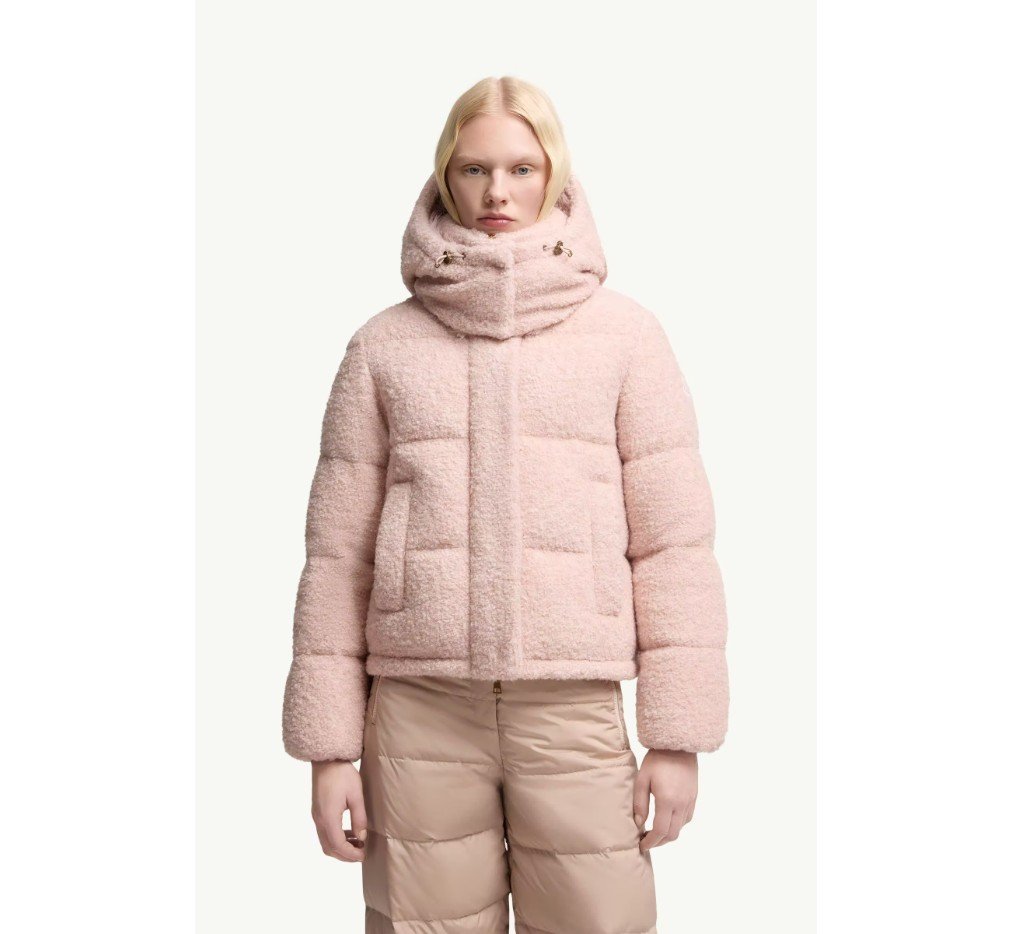 몽클레르 Virieu Bouclé 후드 쇼트 다운 재킷 K20931A0021389B6S56F_G - 이미지 3