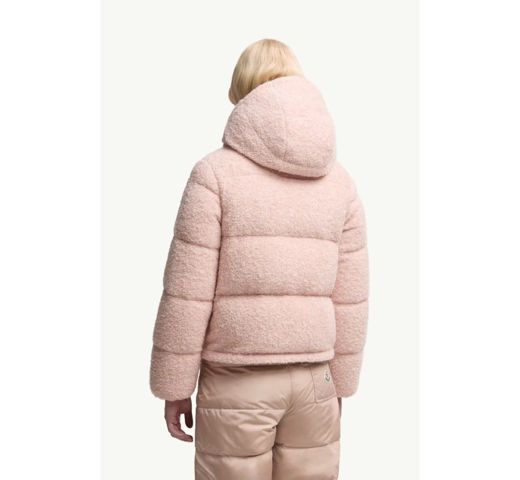 몽클레르 Virieu Bouclé 후드 쇼트 다운 재킷 K20931A0021389B6S56F_G - 이미지 4