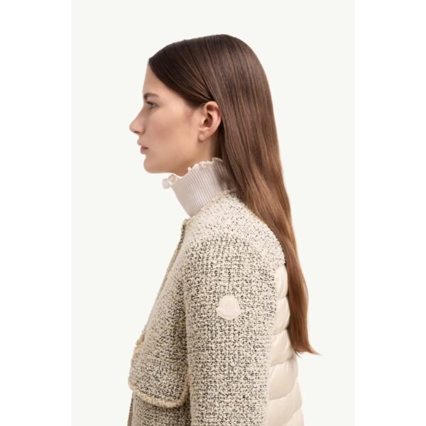 몽클레르 도핀 울 & 실크 블렌드 부클레 쇼트 다운 재킷 L10931A0009259965F07_F