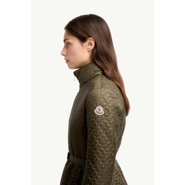 몽클레르 제라늄 꽃무늬 퀼팅 반팔 다운 재킷 L10931A00014788UW825_F