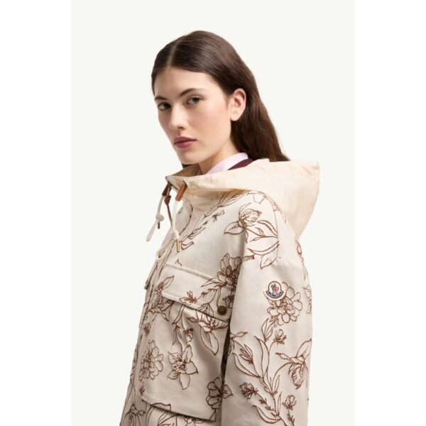 몽클레르 네페타 후드 플로럴 프린트 재킷 L10931A00145599D5F02_F