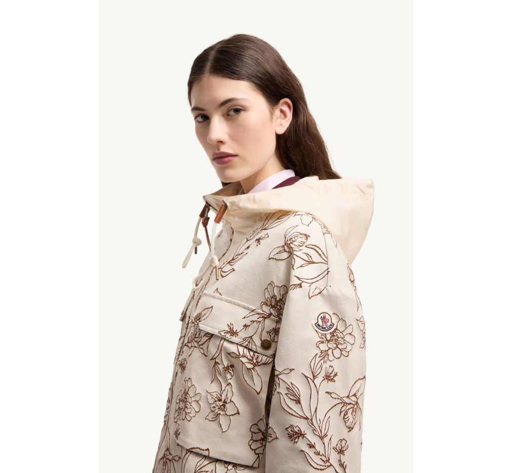 몽클레르 네페타 후드 플로럴 프린트 재킷 L10931A00145599D5F02_F