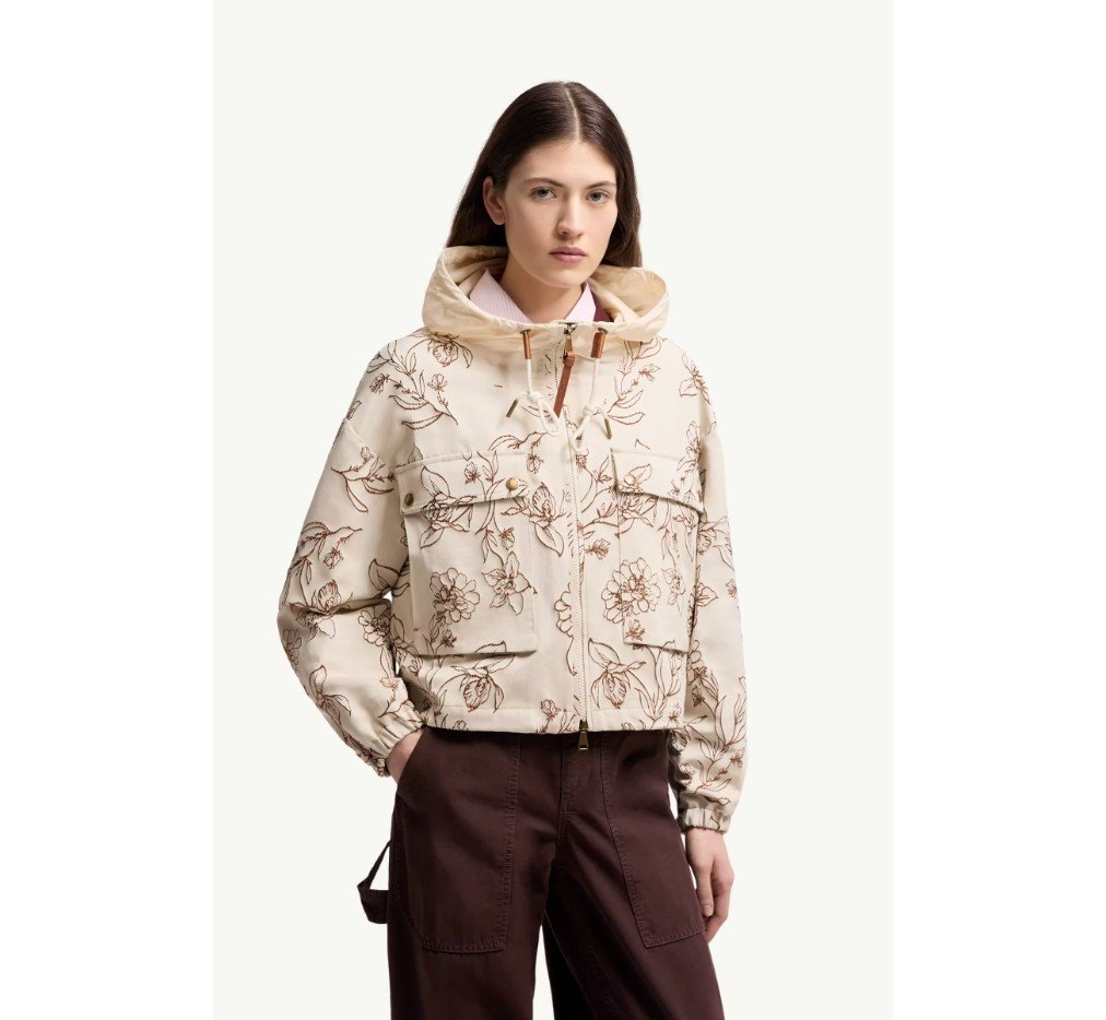 몽클레르 네페타 후드 플로럴 프린트 재킷 L10931A00145599D5F02_F - 이미지 3