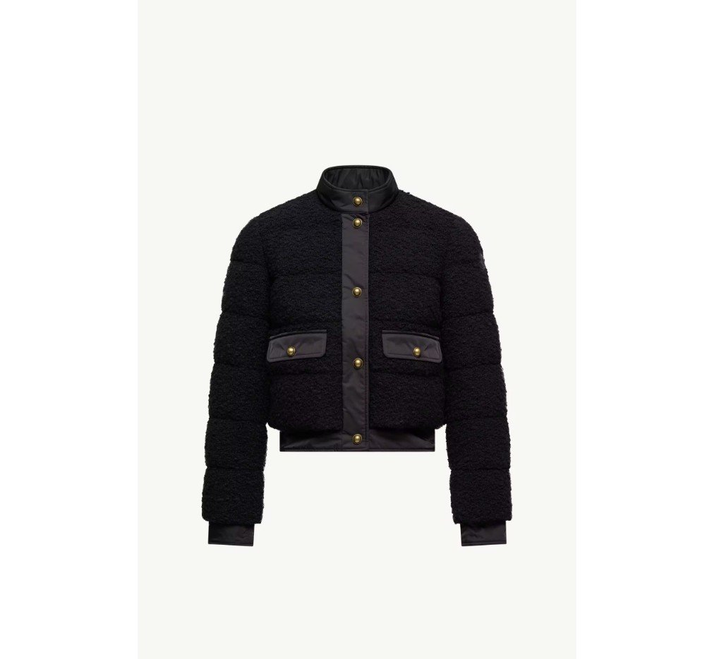 몽클레르 블랜디 울 블렌드 부클레 쇼트 다운 재킷 K20931A00193598XQ999_B - 이미지 2