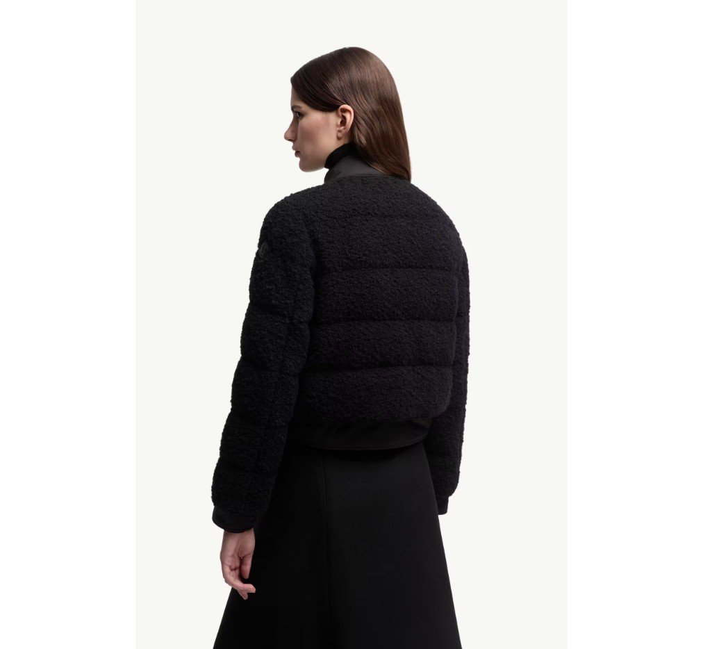 몽클레르 블랜디 울 블렌드 부클레 쇼트 다운 재킷 K20931A00193598XQ999_B - 이미지 4