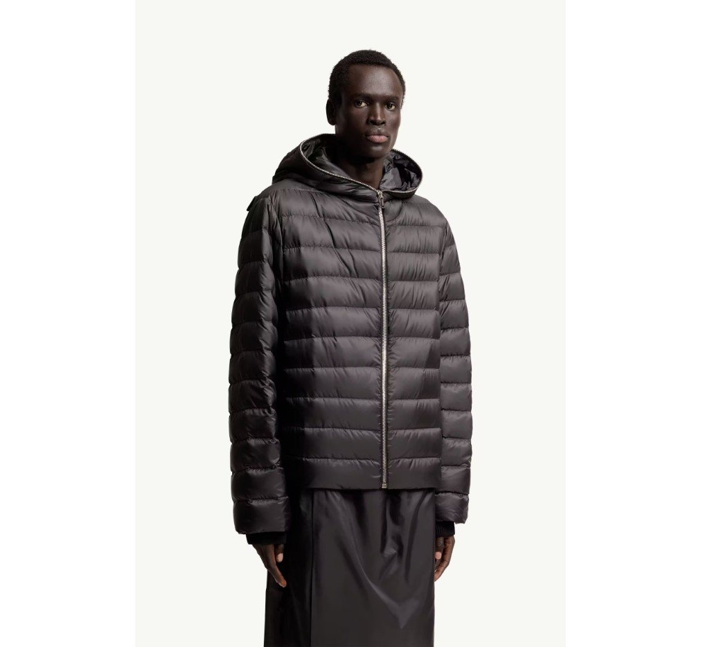 몽클레르 + 릭 오웬스 지퍼락 후드 반팔 다운 재킷 L109N1A00009M8114999_F - 이미지 5