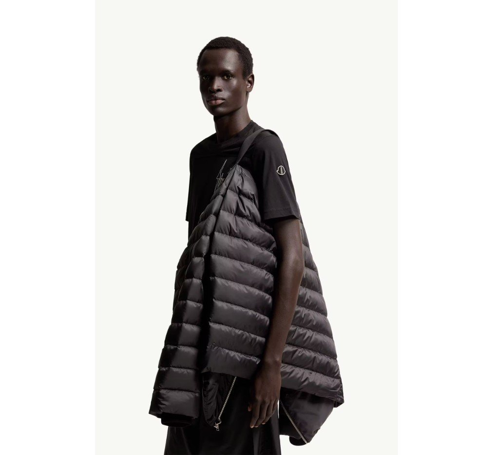 몽클레르 + 릭 오웬스 지퍼락 후드 반팔 다운 재킷 L109N1A00009M8114999_F - 이미지 7