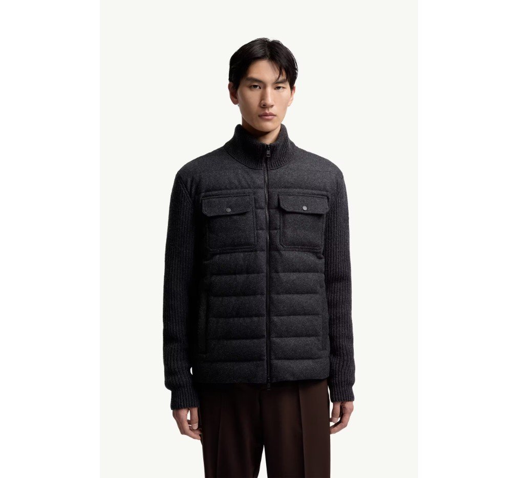 몽클레르 패딩 울 지퍼업 가디건 K20919B00047M1115989_B - 이미지 3