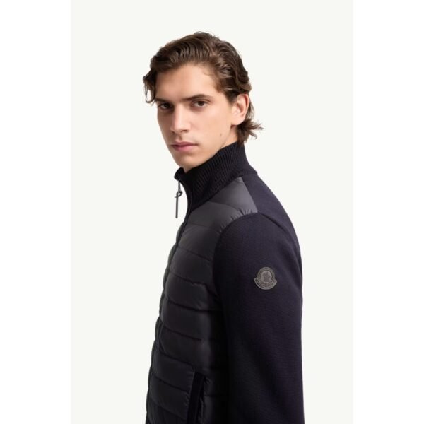 몽클레르 패딩 지퍼업 울 가디건 L10919B00011M1131778_F