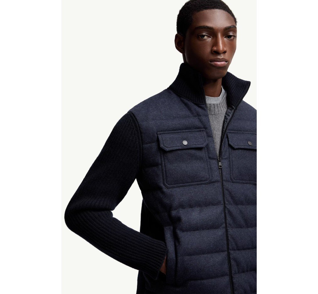 몽클레르 패딩 울 지퍼업 가디건 K20919B00047M1115779_F - 이미지 5