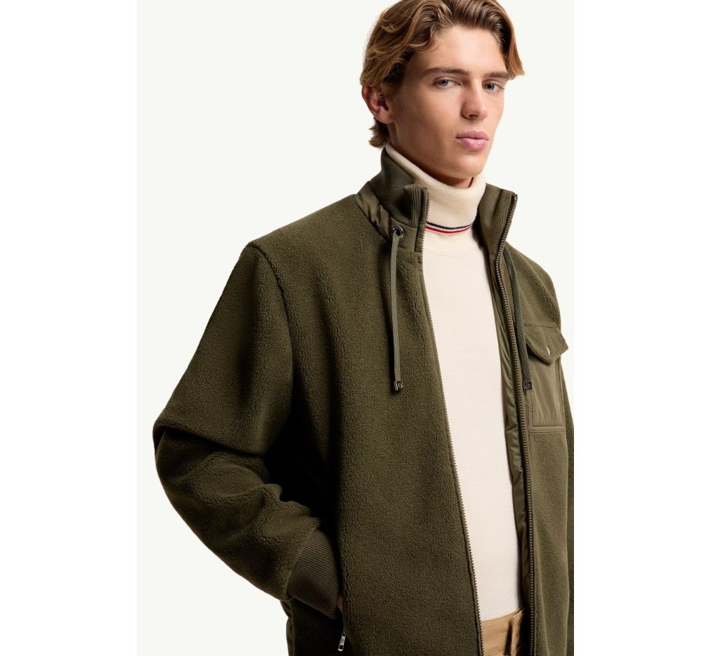 몽클레르 패딩 테디 지퍼업 스웨트셔츠 L10918G0002689BBG825_F - 이미지 5