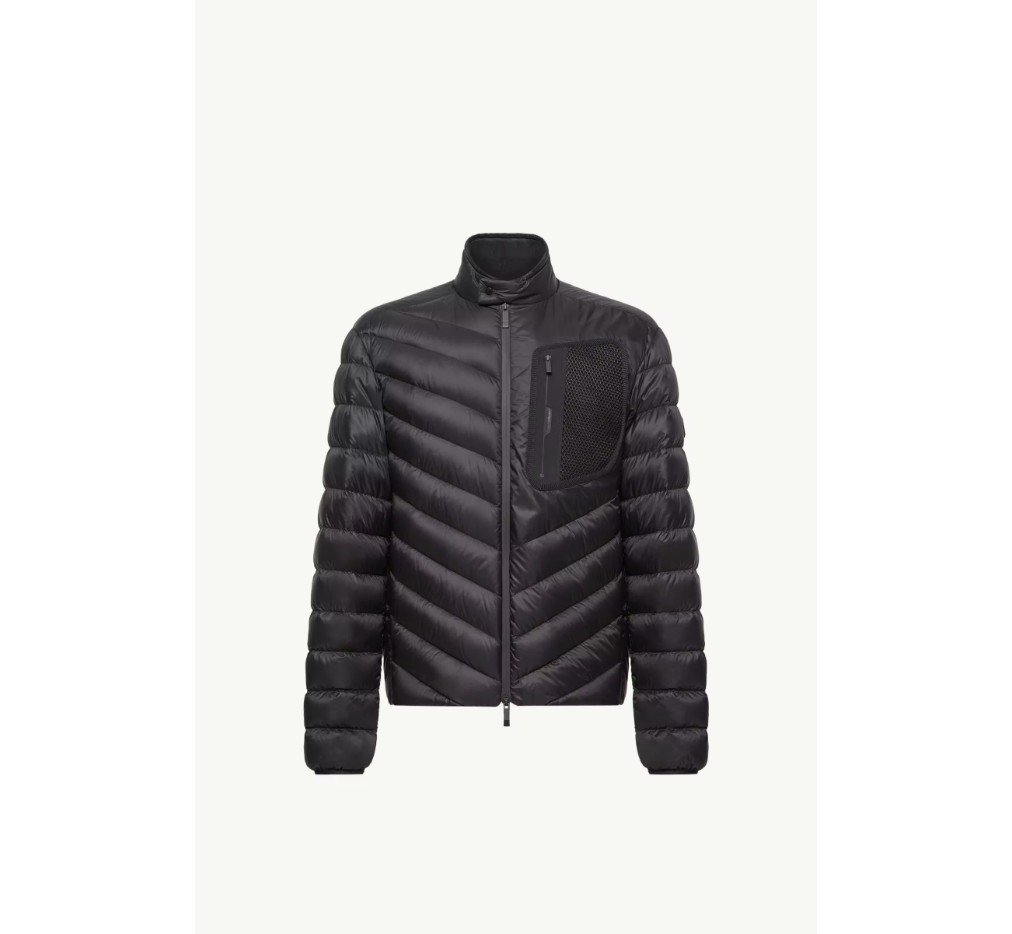 몽클레르 맥키낙 사선 퀼팅 다운 바이커 재킷 L10911A00032598AL999_F - 이미지 2