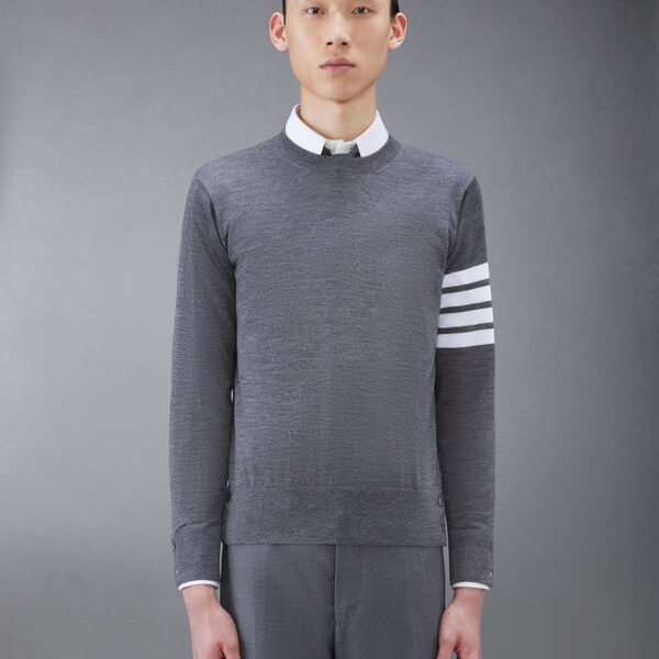 톰브라운 울 4-바 풀오버 MKA002A-Y1014-022