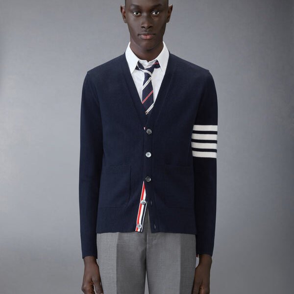 톰브라운 너트크래커 메리노울 4-바 카디건 MKC567A-Y1029-415