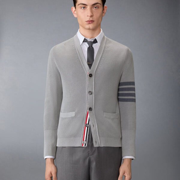 톰브라운 가먼트 다이드 4-바 카디건 MKC635A-Y3065-055