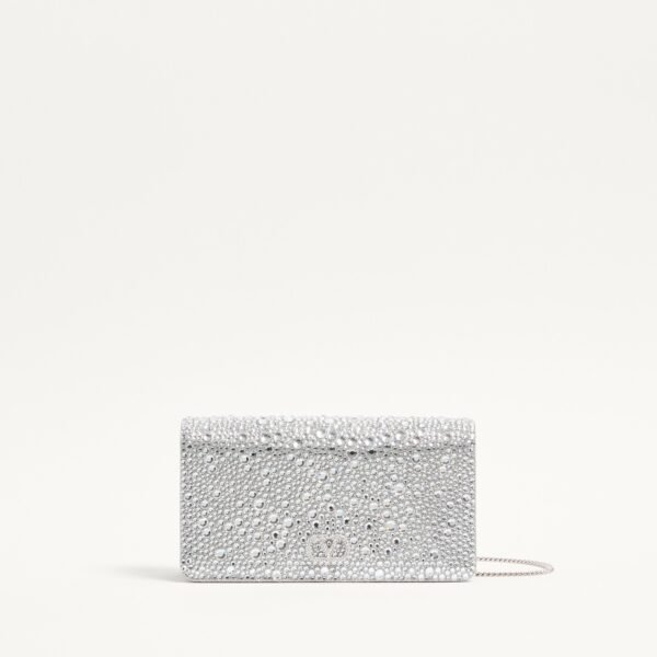 발렌티노 미니 브이로고 시그니처 스파클링 크로스보디 백 8W2P0AY5KWK_C9F