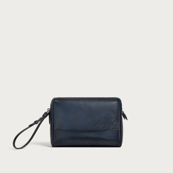 벨루티 로즈우드 지퍼 파우치 310234