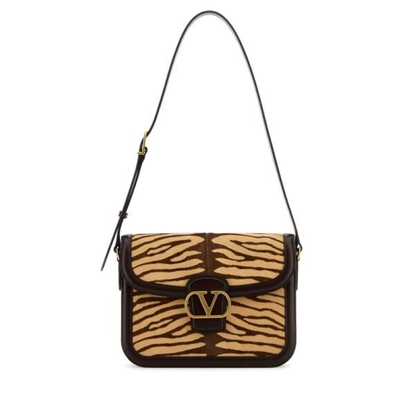 발렌티노 가라바니 투톤 카프 헤어 앤 레더 9TO5 숄더백 6W2B0R15SXZ RDZ