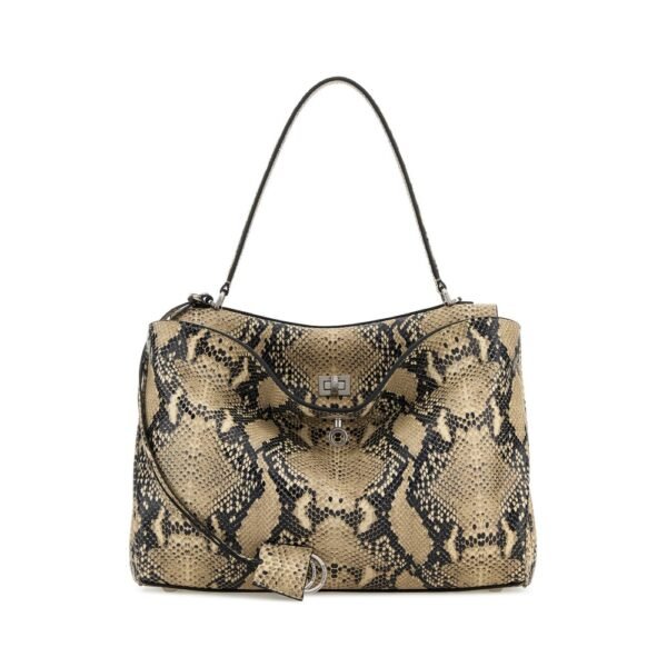 발렌시아가 프린트 레더 미디엄 로데오 핸드백 7897722ACAM 2417