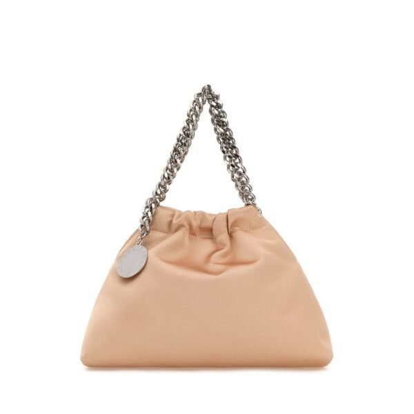 스텔라 맥카트니 Powder 핑크 새틴 팔라벨라 핸드백 7B0144WP0636 5558