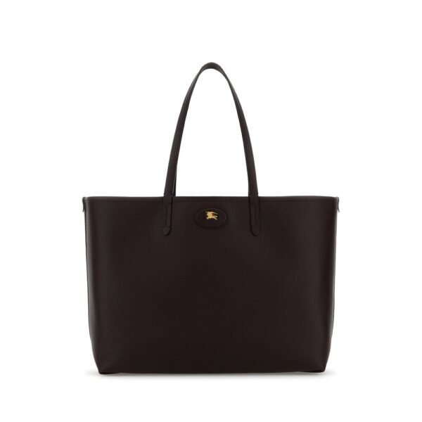 버버리 다크 브라운 레더 리버서블 백 8119598 C1762