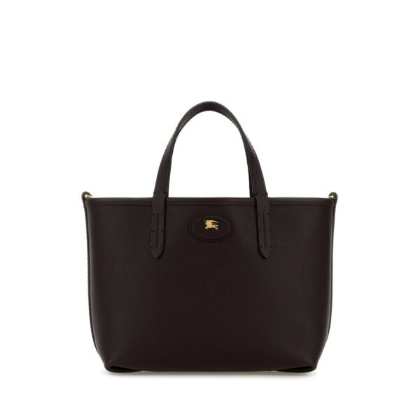 버버리 다크 브라운 미니 Bloomsbury 리버서블 핸드백 8119627 C1762