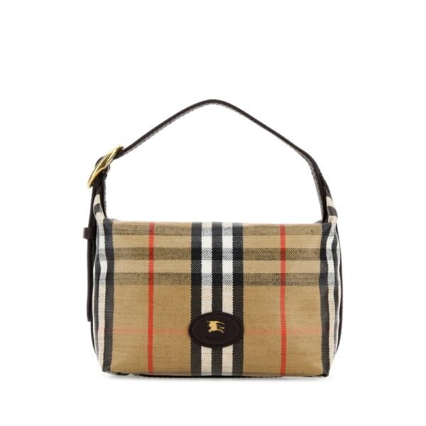 버버리 프린트 캔버스 Highlands 핸드백 8119773 A2021