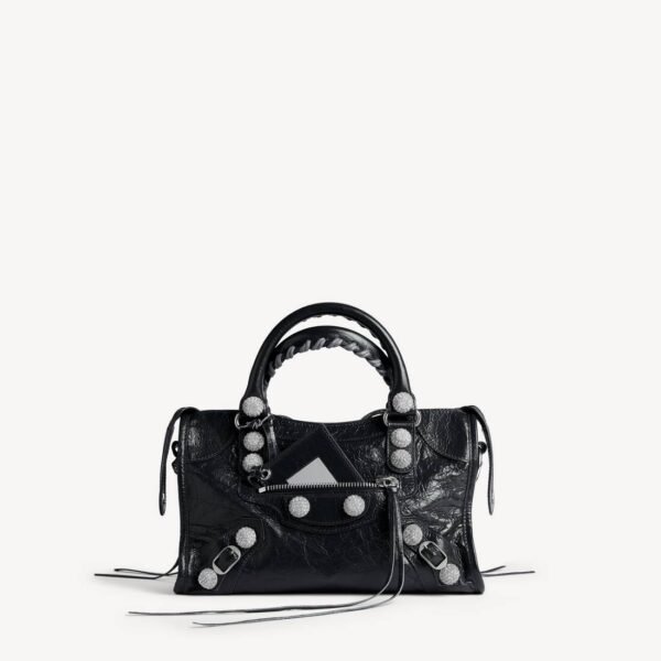 발렌시아가 여성용 르 시티 백 스몰 자이언트 스터즈 위드 Rh 8660292ACFN1000