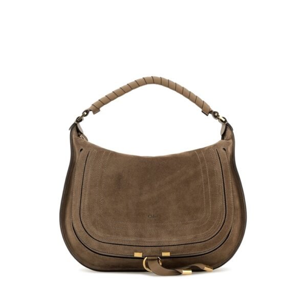 끌로에 차콜 스웨이드 마르시 숄더백 CH26SS881P37 24X