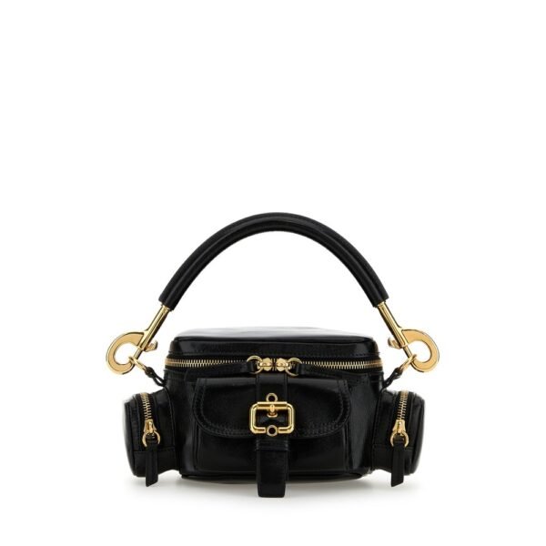 끌로에 블랙 레더 스몰 카메라백 핸드백 CHCC24AS534N83 001
