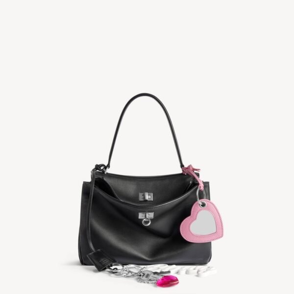 발렌시아가 여성용 로데오 핸드백 스몰 위드 참스 7897792AA831000