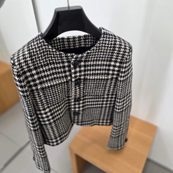 [아울렛] 셀린느 베르누이 울 트위드 자켓 2V44X391Z.97IR