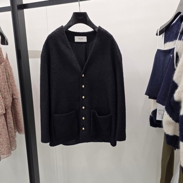 [아울렛] 셀린느 캐시미어 부클레 여성 가디건 자켓 2V39J593V.38NO