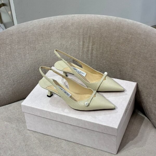 [아울렛] 지미추AMITA 45여성 슬링백 미디움힐