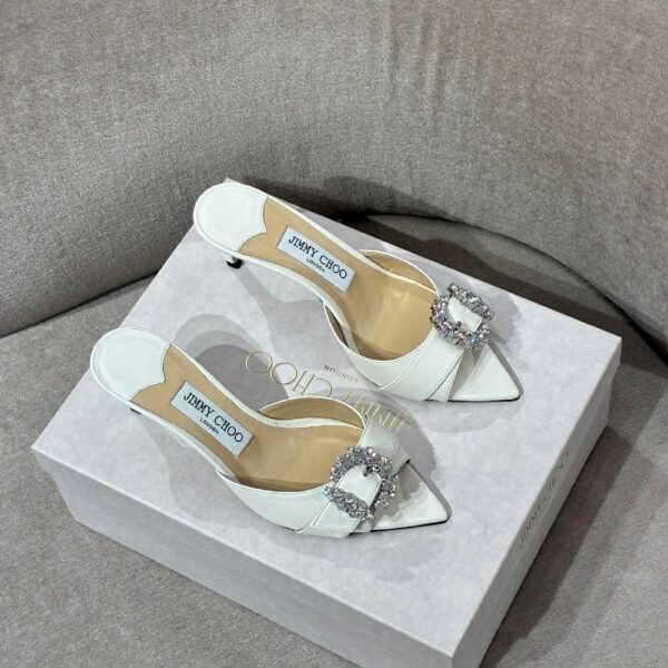 [아울렛] 지미추 CHERI 크리스탈 뮬