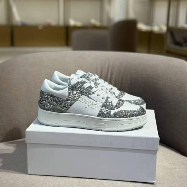 [아울렛] 지미추 FLORENT 글리터 여성 스니커즈