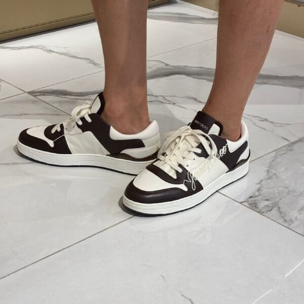 [아울렛] 지미추 FLORENT 남성 가죽 스니커즈